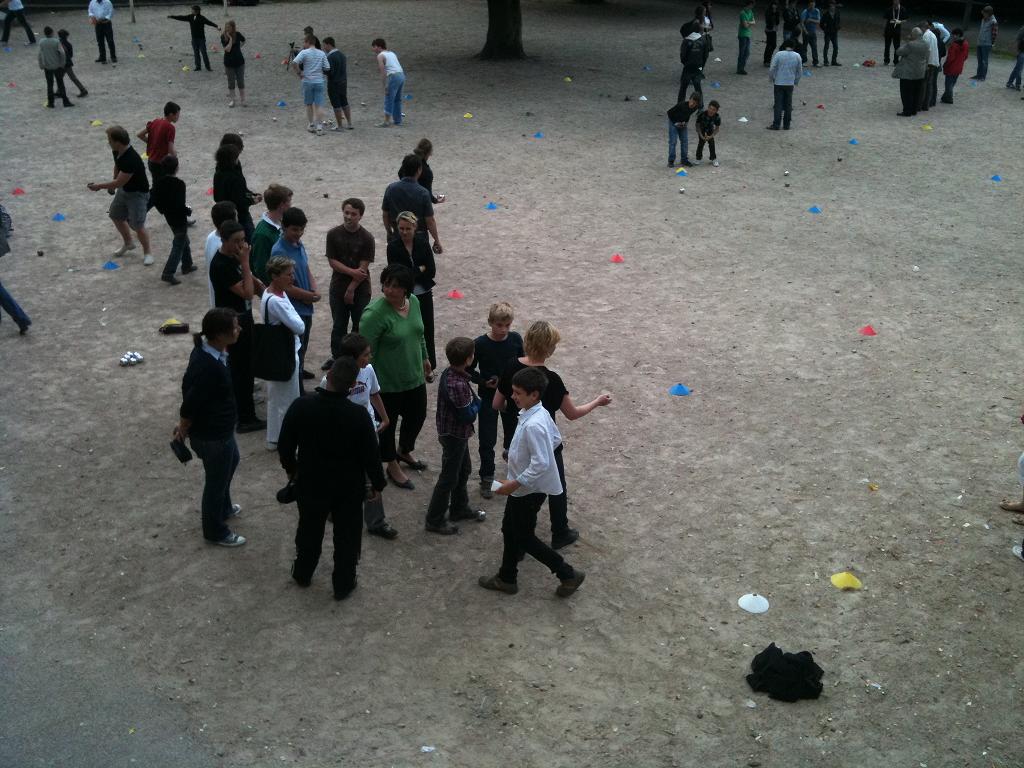 Le concours de pétanque